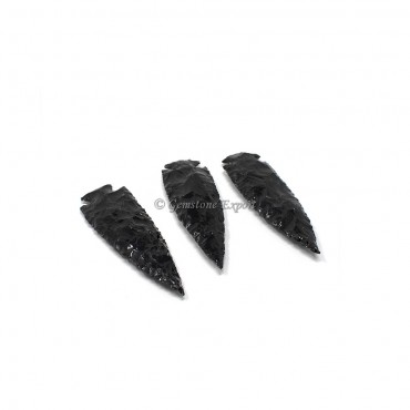 Black Obsidian 5 Inch Arrowheads