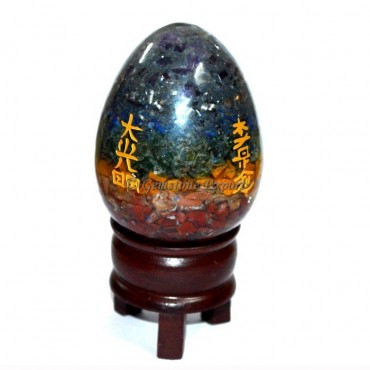Orgone Usui Reiki Chakra Stone Eggs