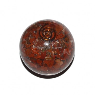 Red Jasper Orgonite Sphere