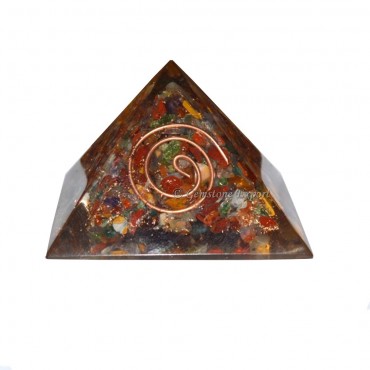 Gemstone Orgone Pyramids