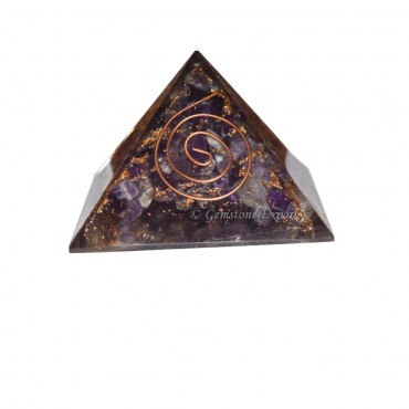 Amethyst Orgone Pyramids