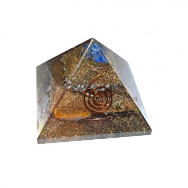 Mix Gemstone Orgone Pyramids With Merkaba Star