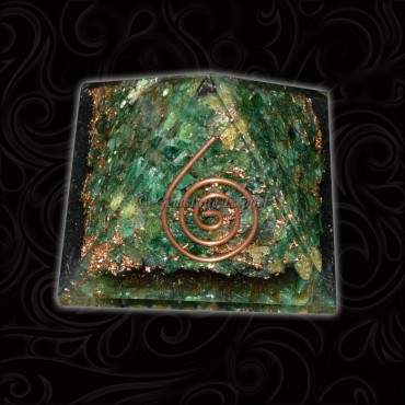 Green Aventurine Orgone Pyramids