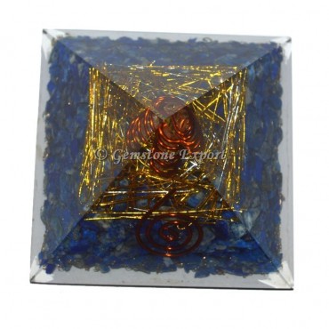 Lapis Lazuli Orgonite Pyramid