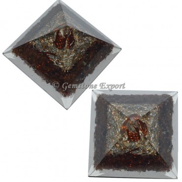 Garnet Orgonite Pyramid