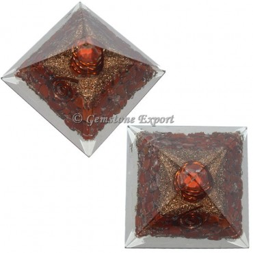 Red Jasper Orgonite Pyramid