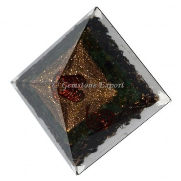 Green Jade Orgonite Pyramid