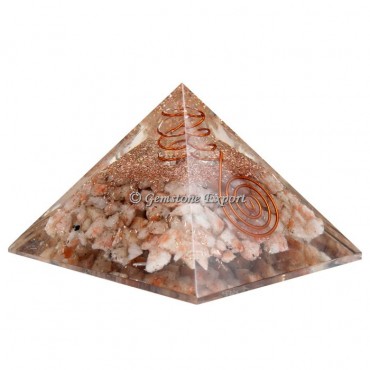 Sun Stone Healing Orgonite Pyramids