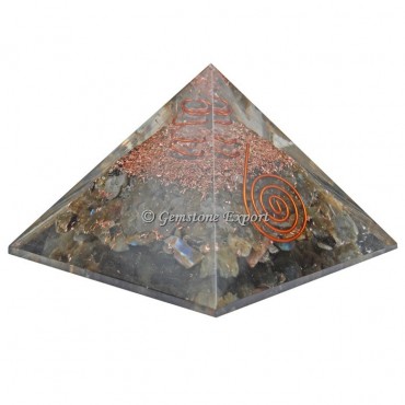 Labradorite Orgonite Pyramids