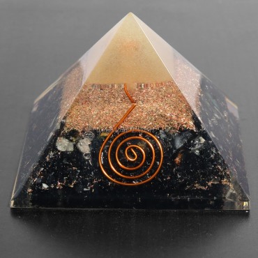 Black Tourmaline Orgonite Pyramids