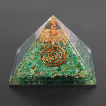 Dark Green Aventurine Orgonite Pyramids