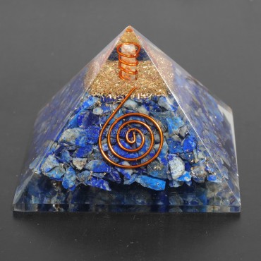 Lapis Lazuli Healing Orgonite Pyramids