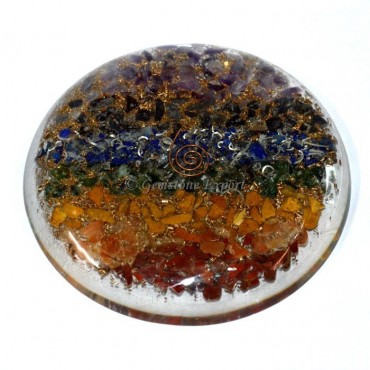 Orgone Chakra Stone Vaastu Round Disc