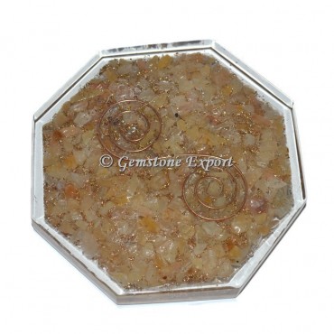 Yellow Aventurine Orgonite Vastu Plate