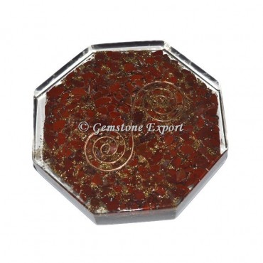 Red Jasper Orgone Vastu Plate