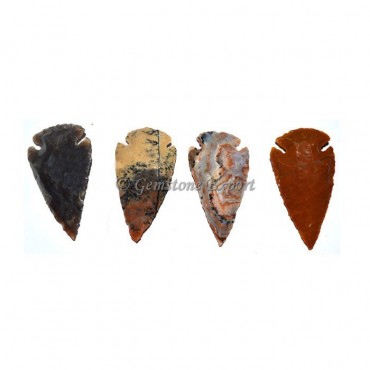 Small Agate Arrowheads Polished