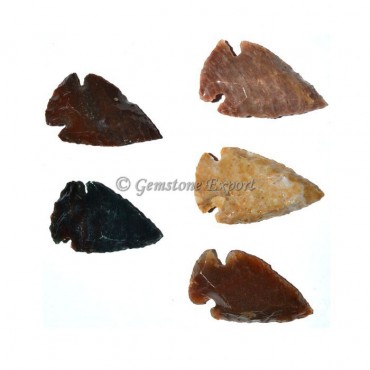 Agate Arrowheads Polished