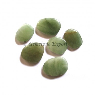 Green Aventurine Unshaped Palm Stone