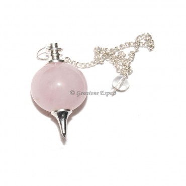 Rose Quartz Ball Pendulums