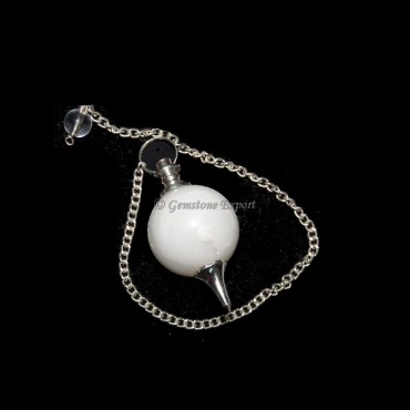 White Agate Ball Pendulums