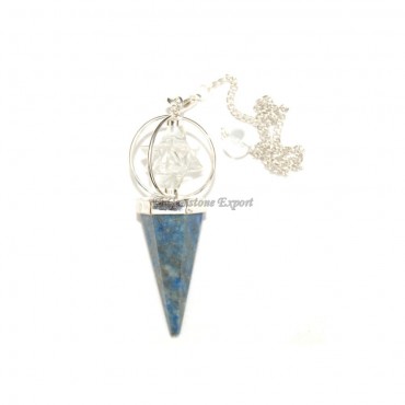 Lapis Lazuli Merkaba Star Pendulums