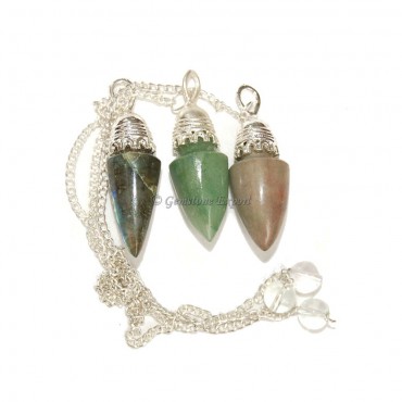 Mix Gemstone Tope Pendulums