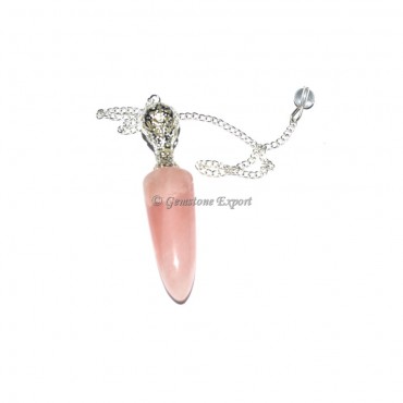 Rose Quartz Plain Pendulums