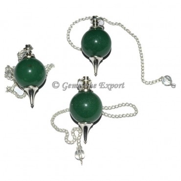 Green Aventurine Ball Pendulums