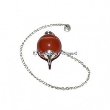 Red Agate Ball Pendulums