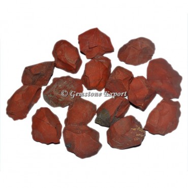 Red Jasper Rough Chunk Tumbled