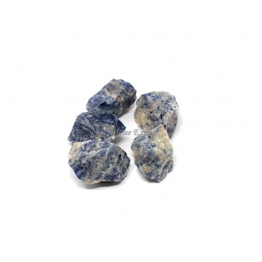 Sodalite Rough Chunk Tumbled