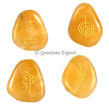 Yellow Aventurine Unshape Usui Reiki Set