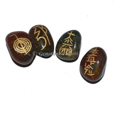 Blood Stone Usai Reiki Tumbled Set