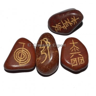 Red Jasper Usai Reiki Tumbled Set