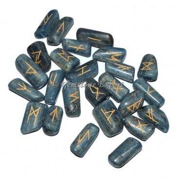 Kyanite Rune Divination Set