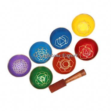 Seven Chakra Singing Bowl Set 3 Inches