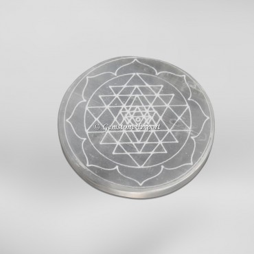 Yantra Selenite Charging Plate