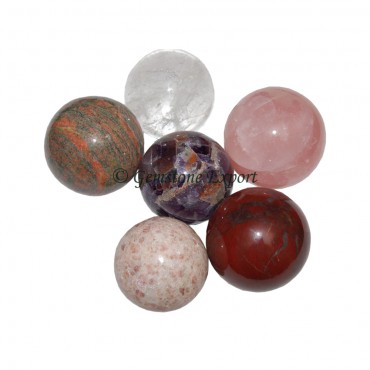 Mix Gemstone Spheres