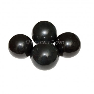 Black Agate Spheres