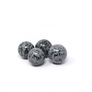 Snowflake Obsidian Spheres