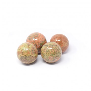 Unakite Spheres