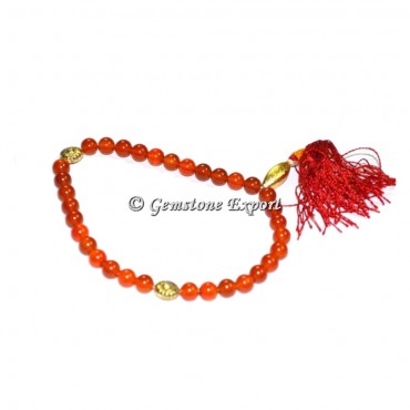 Carnellian 33 Beads Tasbih