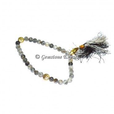 Black Rutile 33 Beads Tasbih