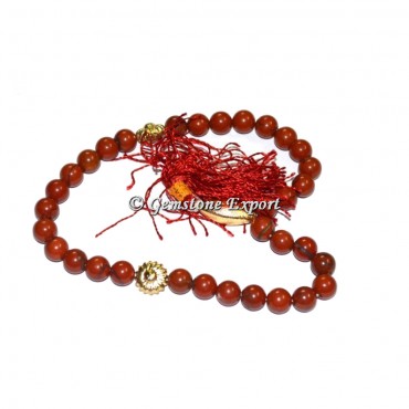 Red Japer 33 Beads Tasbih