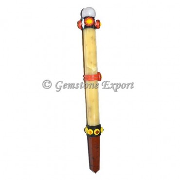 Yellow Jasper Tibetan Healing Wands