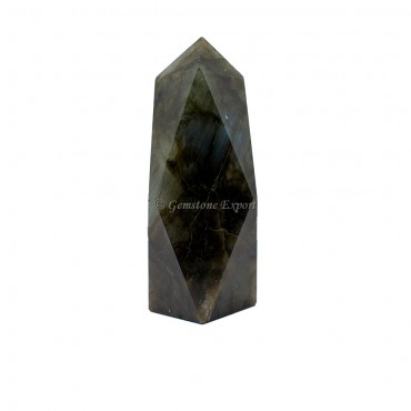 Labradorite Faceted Tower