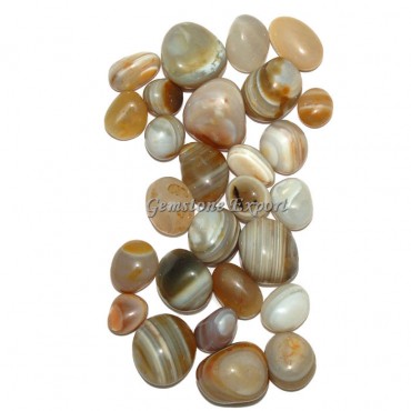 Banded Agate Tumbled Stones