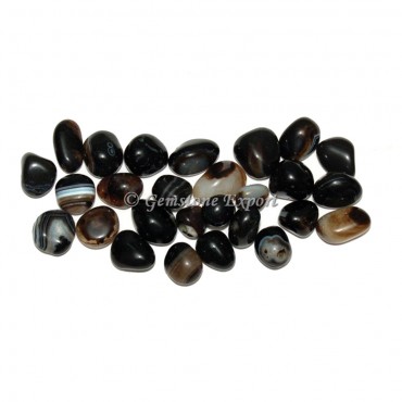 Black Onyx Tumbled Stones