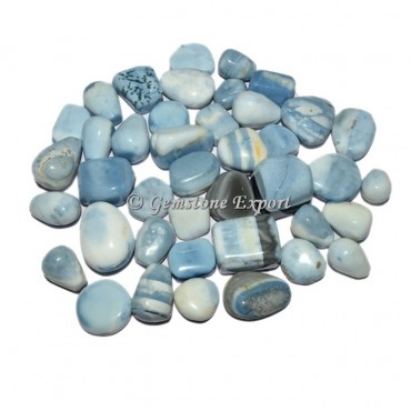 Blue Opal Original Agate Tumbled Stones