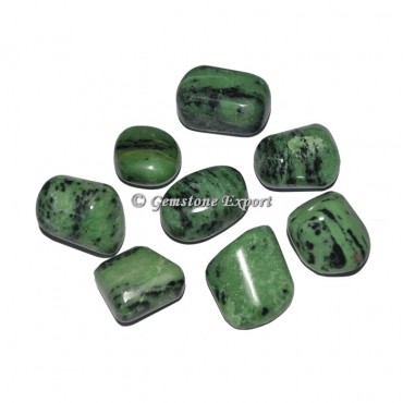Green Zoisite Tumbled Stones